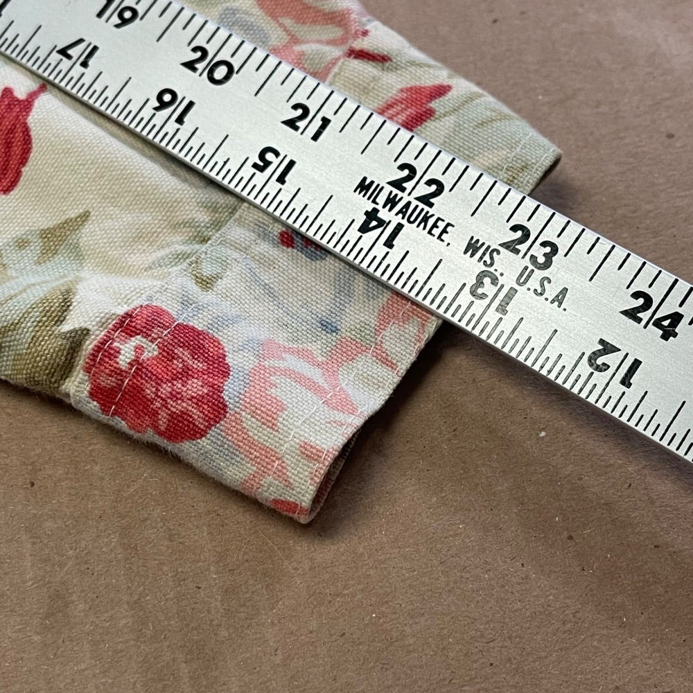 Vintage Coldwater Creek Med Floral Tapestry Jacket Cottagecore Cropped Boho 90's - Picture 12 of 13